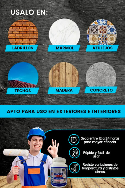 2x1 Galon Lluvia cero ® Sellador impermeabilizante💦