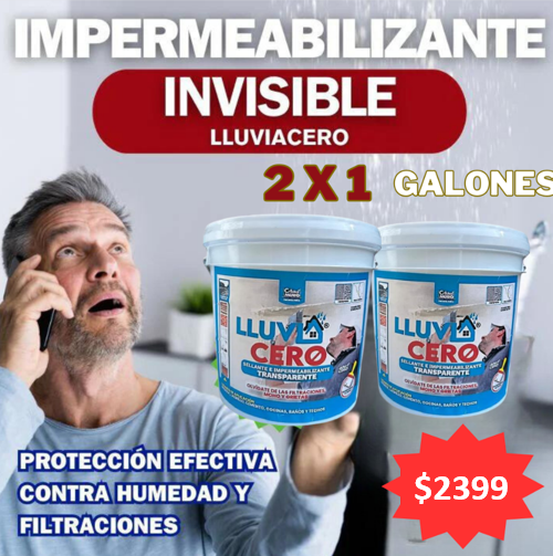 2x1 Galon Lluvia cero ® Sellador impermeabilizante💦
