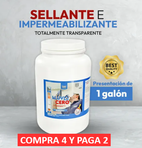4x2 Galon Lluvia cero ® Sellador impermeabilizante💦